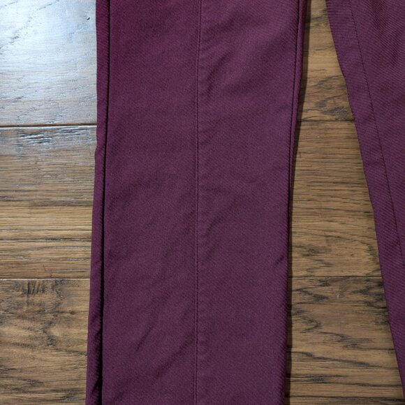 RW&CO slim dress pant leggings burgundy size XS - Picture 8 of 15